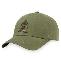 Top Of The World Men's Olive Arizona State Sun Devils OHT Military Appreciation Unit Adjustable Hat