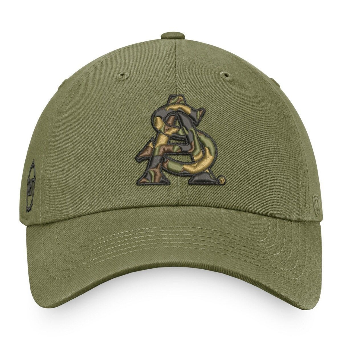 Top Of The World Men's Olive Arizona State Sun Devils OHT Military Appreciation Unit Adjustable Hat 3 Top Of The World Men's Olive Arizona State Sun Devils OHT Military Appreciation Unit Adjustable Hat - Image 3