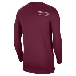 Men's Nike Garnet Florida State Seminoles 2022 Coach Performance Long Sleeve V-Neck T-Shirt -Arizona State Sun Devils Shop DSCO1151030535 2862 ALT3