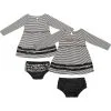 Colosseum Girls Infant Black Florida State Seminoles Whoville Dress & Bloomer Set