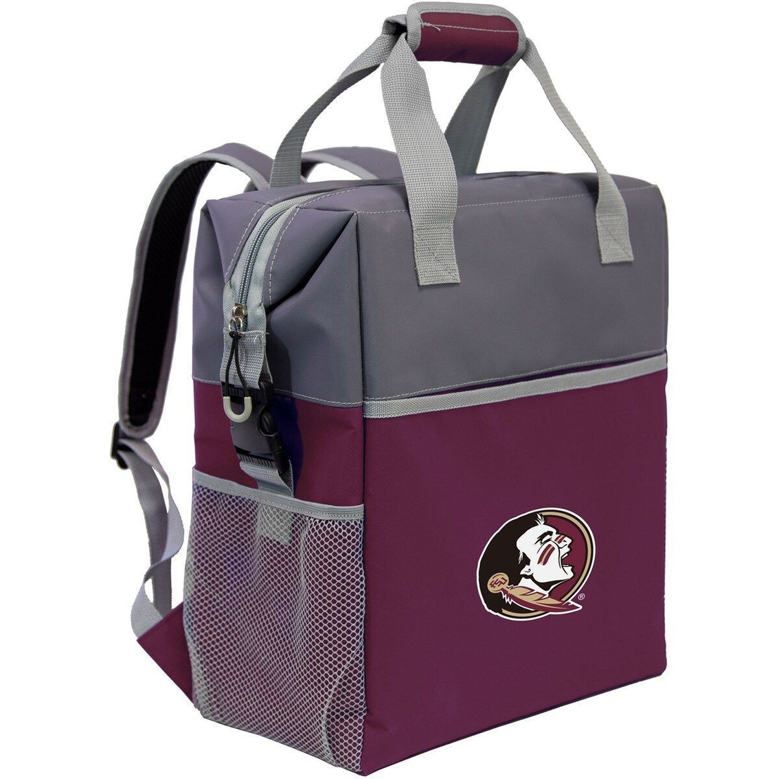 Logo Brands Florida State Seminoles Colorblock Backpack Cooler 1 Logo Brands Florida State Seminoles Colorblock Backpack Cooler