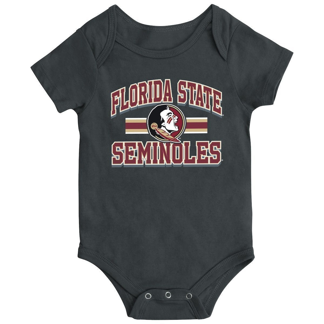 Colosseum Newborn & Infant Black Florida State Seminoles Core Stripe Bodysuit 1 Colosseum Newborn & Infant Black Florida State Seminoles Core Stripe Bodysuit
