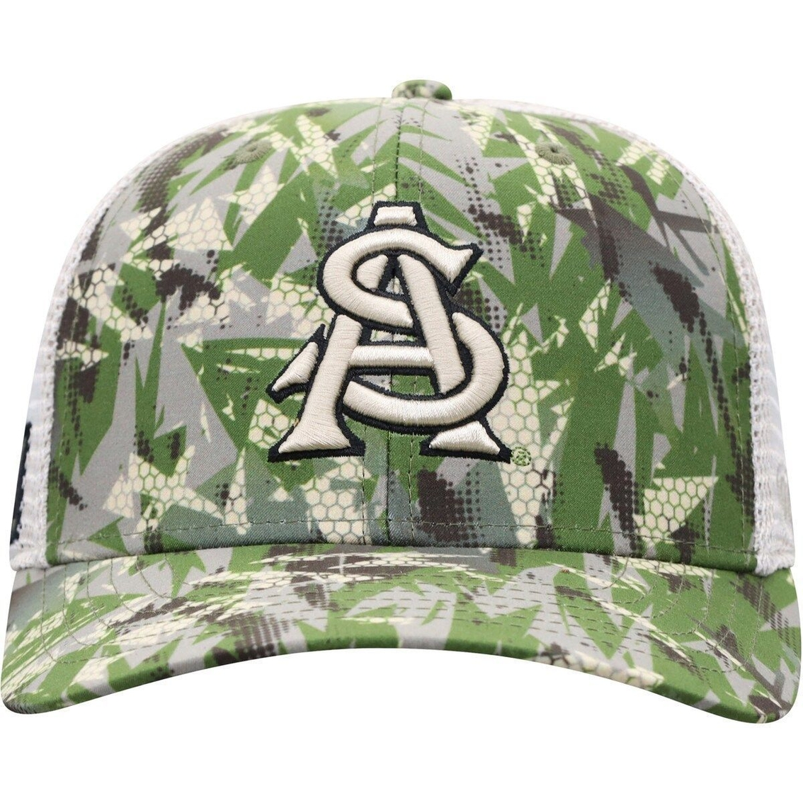 Top Of The World Men's Camo/White Arizona State Sun Devils OHT Military Appreciation Shattered Trucker Snapback Hat 3 Top Of The World Men's Camo/White Arizona State Sun Devils OHT Military Appreciation Shattered Trucker Snapback Hat - Image 3