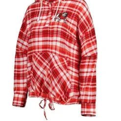 Concepts Sport Women's Red Georgia Bulldogs Mainstay Plaid Pullover Hoodie -Arizona State Sun Devils Shop DSCO1151840307 2910 ALT2