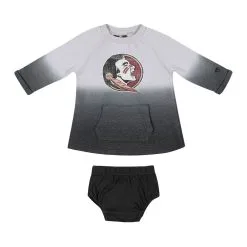 Colosseum Newborn & Infant Gray/Black Florida State Seminoles Hand In Hand Ombre Dress & Bloomers Set 6 Colosseum Newborn & Infant Gray/Black Florida State Seminoles Hand In Hand Ombre Dress & Bloomers Set -Arizona State Sun Devils Shop DSCO1151958633 CKZW ALT2