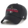'47 Men's Black Georgia Bulldogs College Football Playoff 2021 National S Trophy Clean Up Adjustable Hat