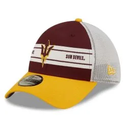 New Era Men's Maroon/Gold Arizona State Sun Devils Banded 39THIRTY Flex Hat