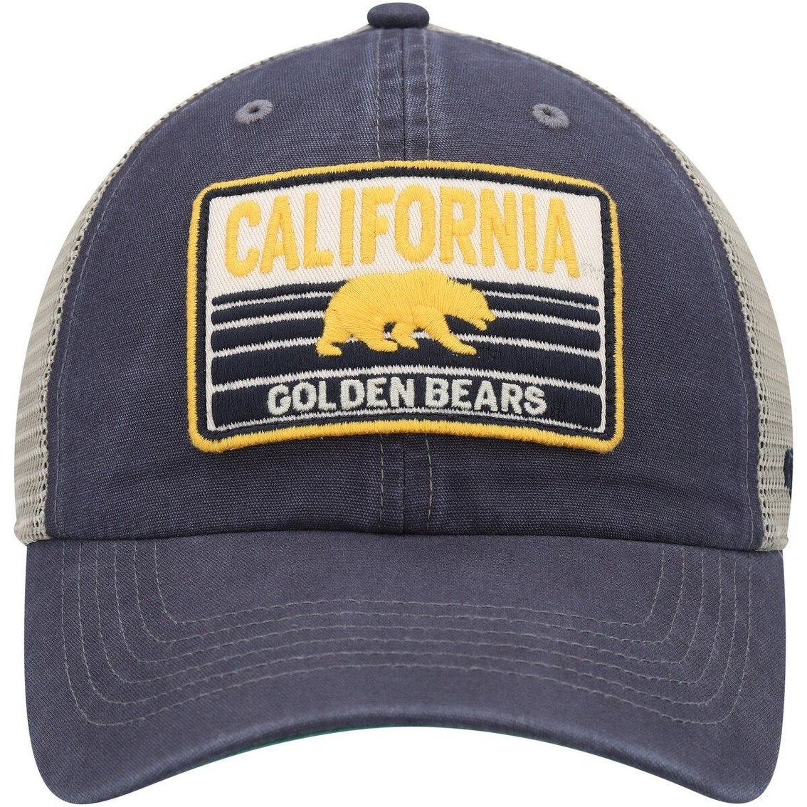 '47 Men's Navy/Natural California Golden Bears Four Stroke Clean Up Trucker Snapback Hat 3 '47 Men's Navy/Natural California Golden Bears Four Stroke Clean Up Trucker Snapback Hat - Image 3