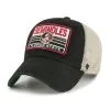 '47 Men's Black/Natural Florida State Seminoles Four Stroke Clean Up Trucker Snapback Hat