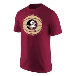 Nike Men's Garnet Florida State Seminoles Basketball Logo T-Shirt -Arizona State Sun Devils Shop DSCO1152705333 2862 ALT2