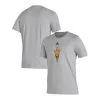 Men's Adidas Gray Arizona State Sun Devils Team Locker Logo Fresh T-Shirt