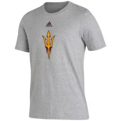 Men's Adidas Gray Arizona State Sun Devils Team Locker Logo Fresh T-Shirt -Arizona State Sun Devils Shop DSCO1152705769 1927 ALT2