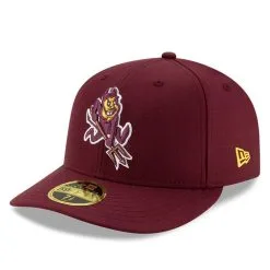 Men's New Era Maroon Arizona State Sun Devils Basic Low Profile 59FIFTY Fitted Hat