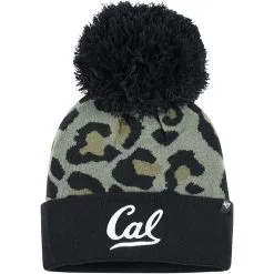 Women's '47 Hunter Green Cal Bears Bagheera Cuffed Knit Hat With Pom