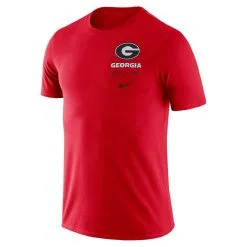 Nike Men's Red Georgia Bulldogs Team Practice Performance T-Shirt -Arizona State Sun Devils Shop DSCO1153014295 2910 ALT2