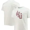 Men's Champion White Florida State Seminoles Women's Soccer 3 Stars T-Shirt