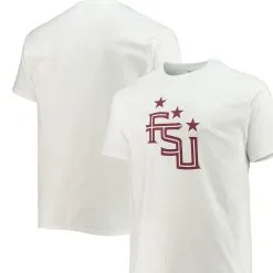Men's Champion White Florida State Seminoles Women's Soccer 3 Stars T-Shirt