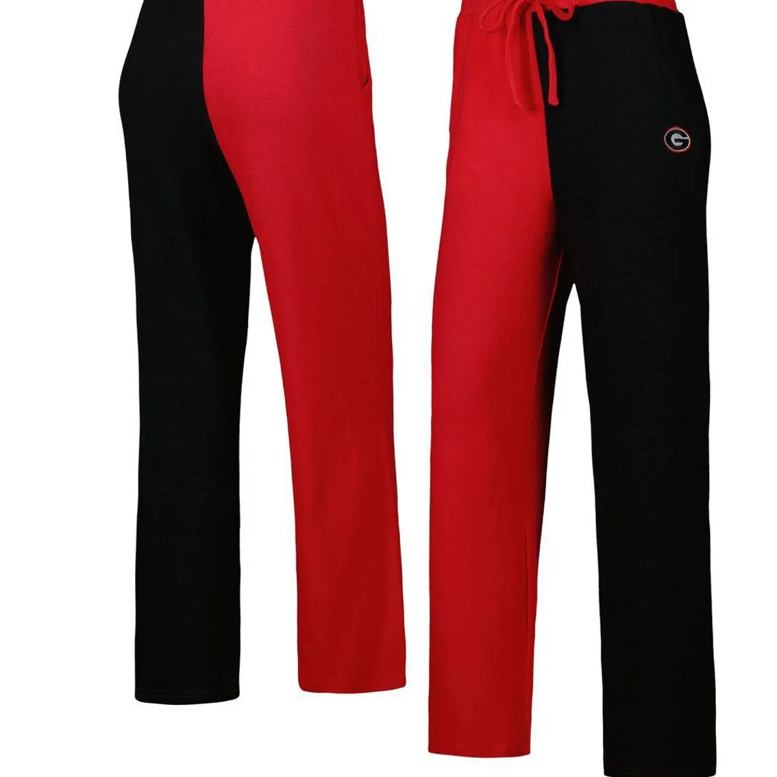 Women's ZooZatz Red/Black Georgia Bulldogs Colorblock Cozy Tri-Blend Lounge Pants 2 Women's ZooZatz Red/Black Georgia Bulldogs Colorblock Cozy Tri-Blend Lounge Pants - Image 2
