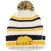 Youth '47 Cream Cal Bears Driftway Cuffed Knit Hat With Pom