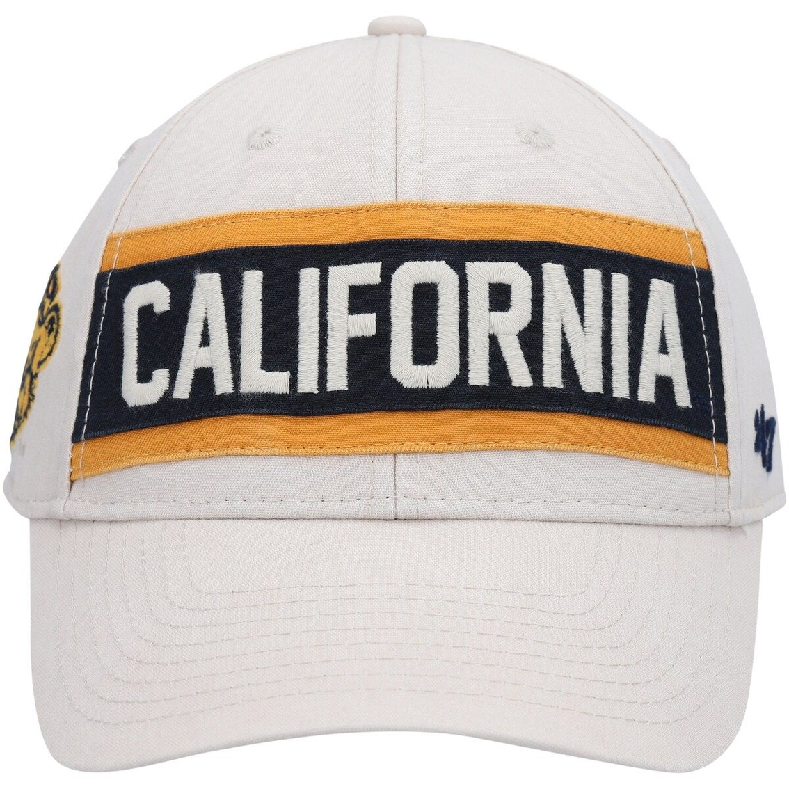 '47 Men's Cream Cal Bears Crossroad MVP Adjustable Hat 3 '47 Men's Cream Cal Bears Crossroad MVP Adjustable Hat - Image 3