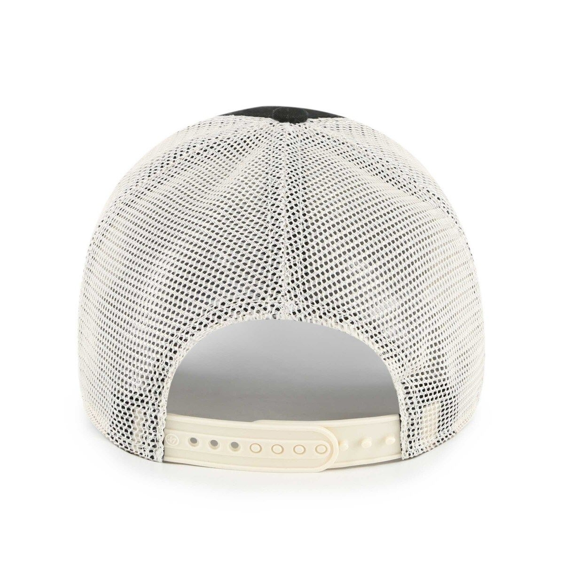 Men's '47 Black/White Florida State Seminoles Interlude MVP Trucker Snapback Hat 3 Men's '47 Black/White Florida State Seminoles Interlude MVP Trucker Snapback Hat - Image 3