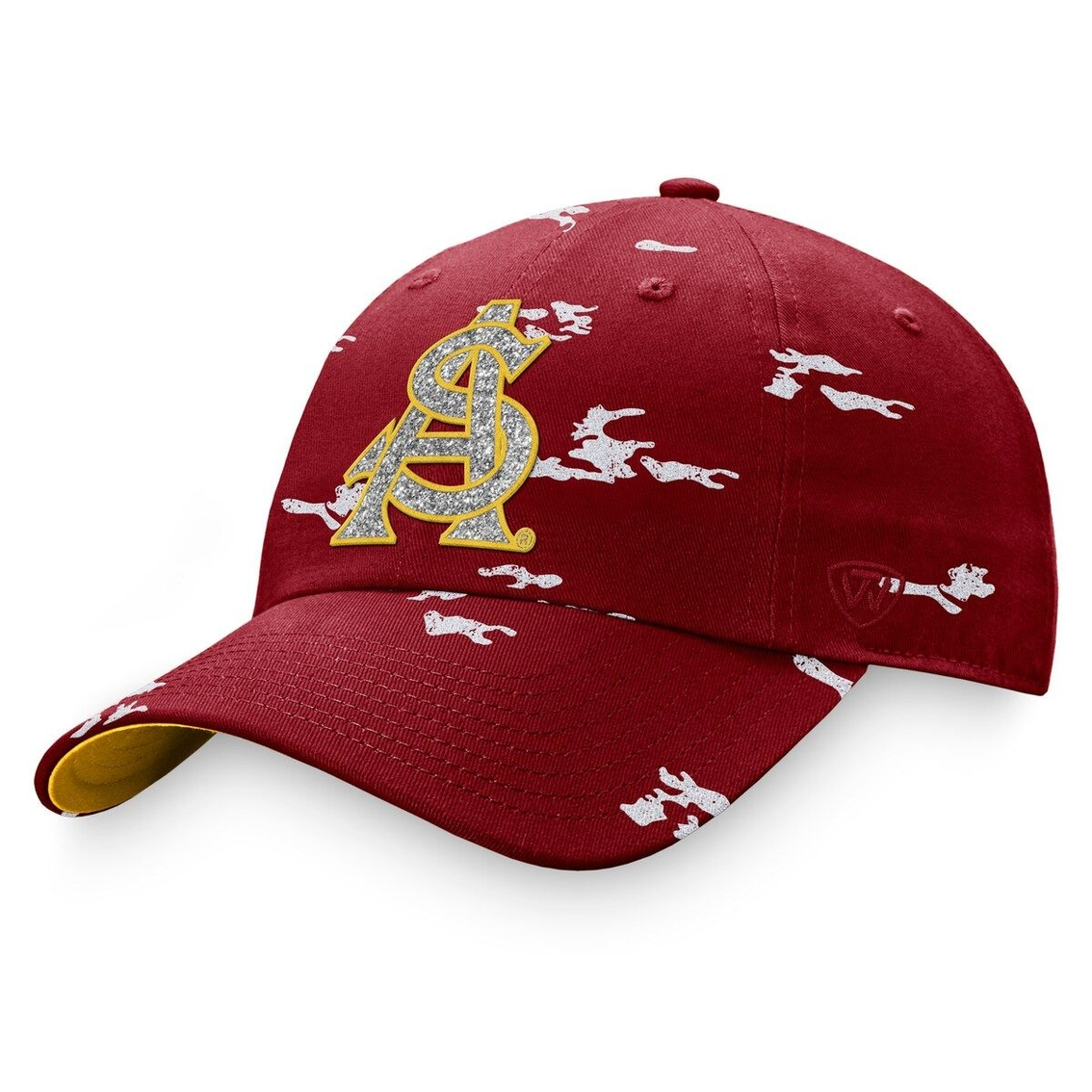 Top Of The World Women's Maroon Arizona State Sun Devils OHT Military Appreciation Betty Adjustable Hat 2 Top Of The World Women's Maroon Arizona State Sun Devils OHT Military Appreciation Betty Adjustable Hat - Image 2