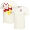 Image One Men's Cream Arizona State Sun Devils Vault Vintage Comfort Color T-Shirt