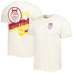 Image One Men's Cream Arizona State Sun Devils Vault Vintage Comfort Color T-Shirt