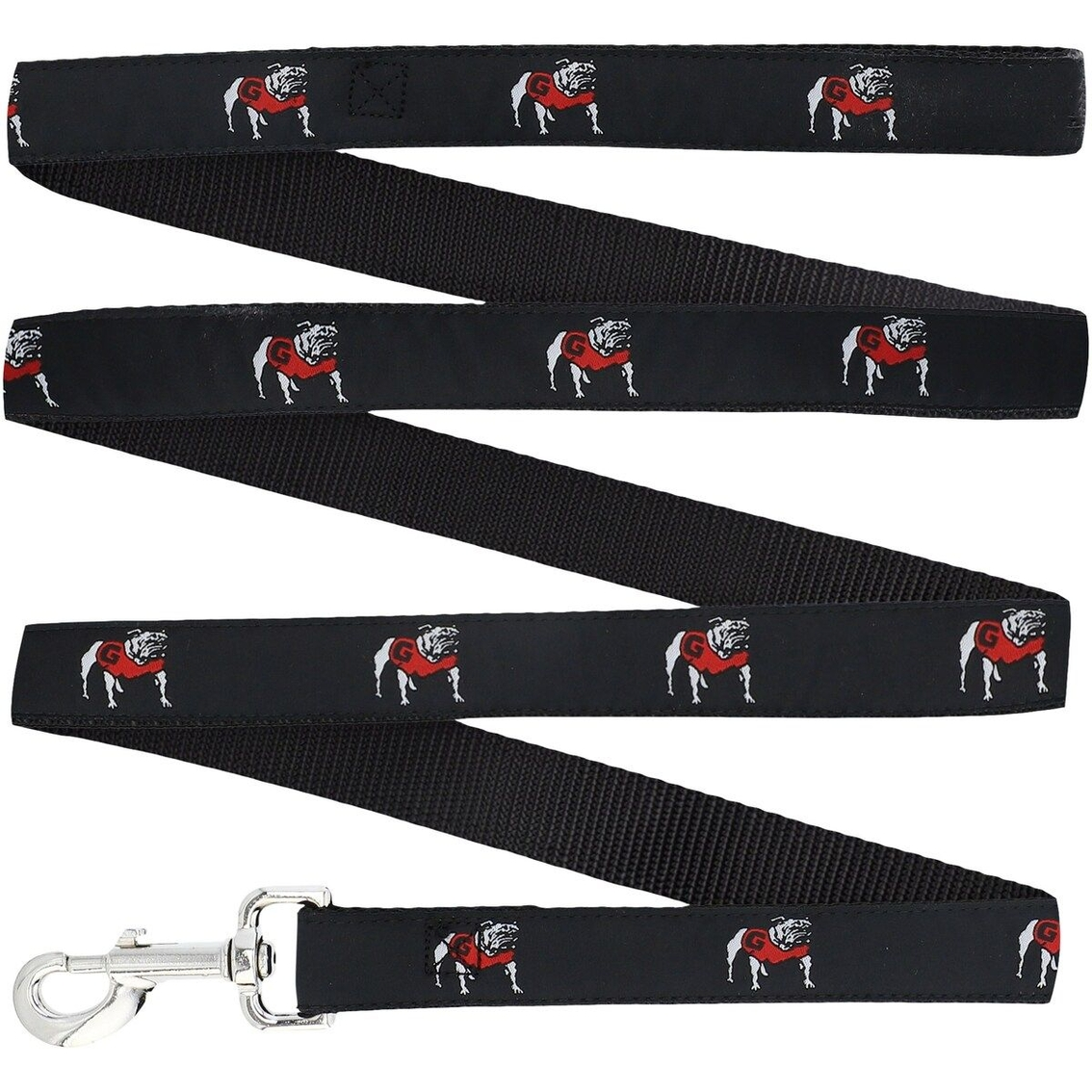 StadiumSpot Georgia Bulldogs Team 6' Regular Dog Leash 2 StadiumSpot Georgia Bulldogs Team 6' Regular Dog Leash - Image 2