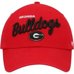 Women's '47 Red Georgia Bulldogs Phoebe Clean Up Adjustable Hat -Arizona State Sun Devils Shop DSCO1153024770 2910 ALT2