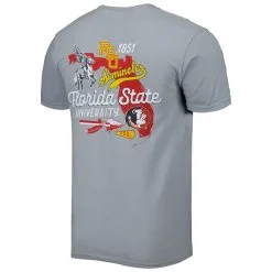 Image One Men's Graphite Florida State Seminoles Vault State Comfort T-Shirt 7 Image One Men's Graphite Florida State Seminoles Vault State Comfort T-Shirt -Arizona State Sun Devils Shop DSCO1153025144 1925 ALT3