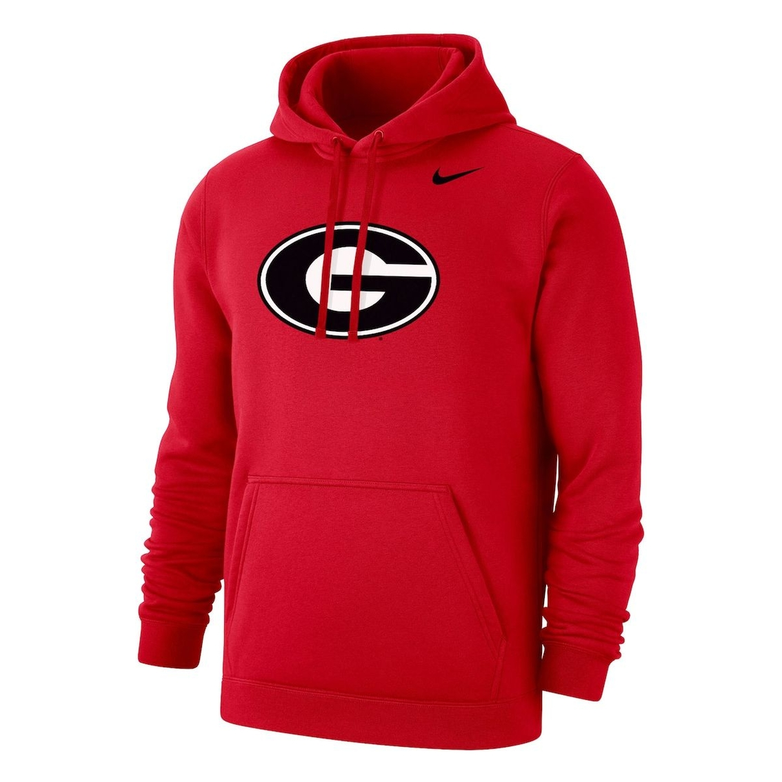 Nike Men's Red Georgia Bulldogs Primary Logo Club Pullover Hoodie 3 Nike Men's Red Georgia Bulldogs Primary Logo Club Pullover Hoodie - Image 3