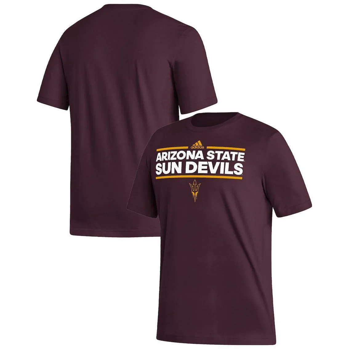 Adidas Men's Maroon Arizona State Sun Devils Dassler Fresh T-Shirt 1 Adidas Men's Maroon Arizona State Sun Devils Dassler Fresh T-Shirt