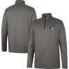 Colosseum Men's Charcoal Florida State Seminoles Logo Quarter-Zip Windshirt