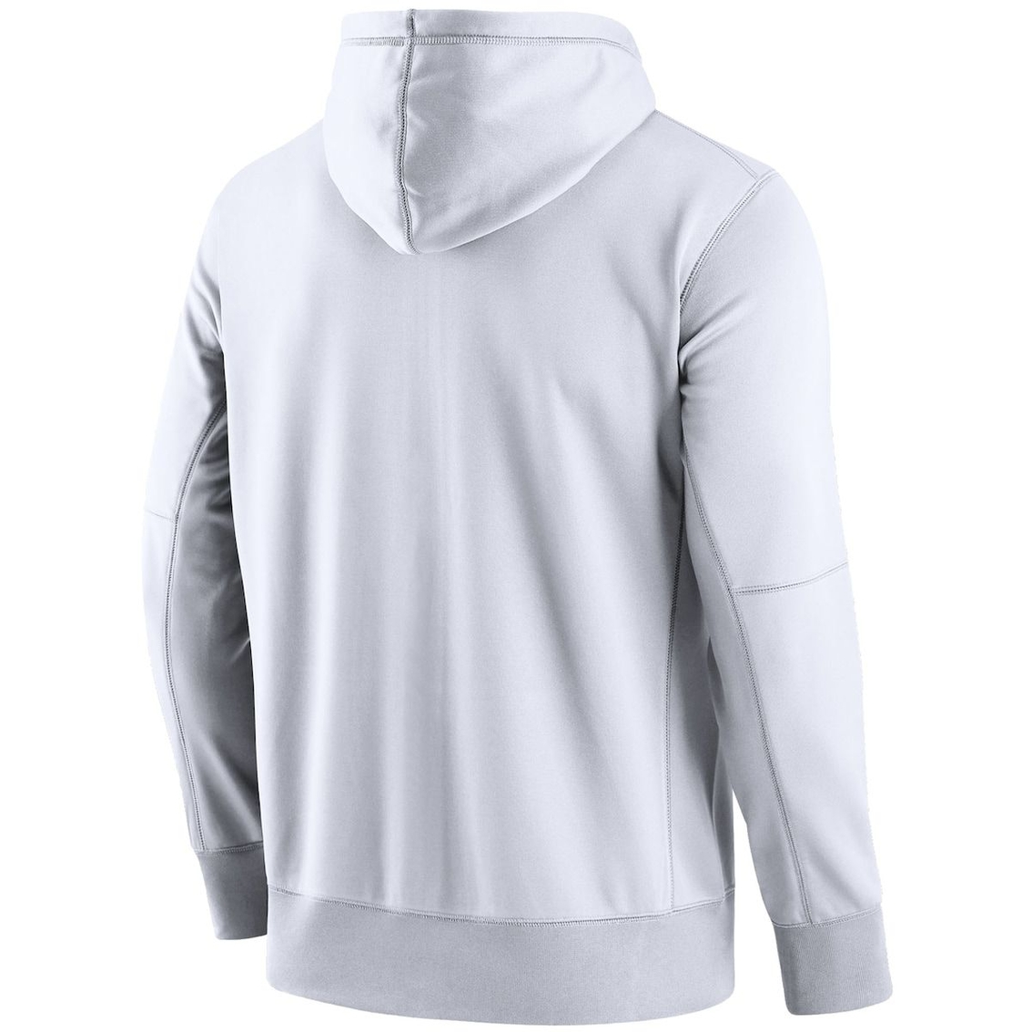 Nike Men's White Georgia Bulldogs Logo Performance Full-Zip Hoodie 4 Nike Men's White Georgia Bulldogs Logo Performance Full-Zip Hoodie - Image 4