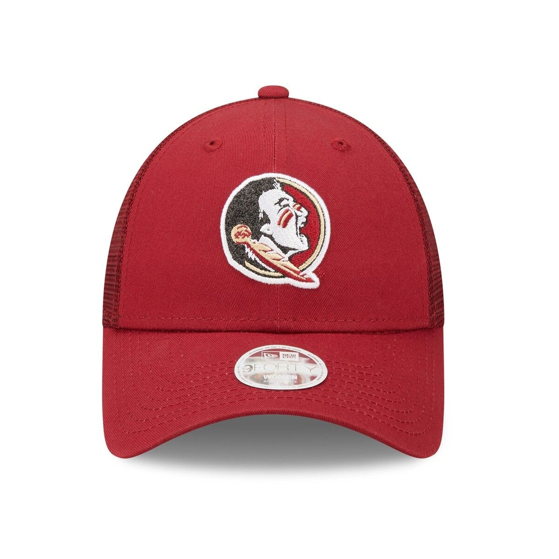New Era Women's Garnet Florida State Seminoles 9FORTY Logo Spark Trucker Snapback Hat 3 New Era Women's Garnet Florida State Seminoles 9FORTY Logo Spark Trucker Snapback Hat - Image 3
