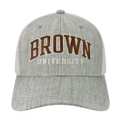 Legacy Athletic Men's Heather Gray/White Brown Bears Arch Trucker Snapback Hat -Arizona State Sun Devils Shop DSCO1153112630 VNFK ALT2