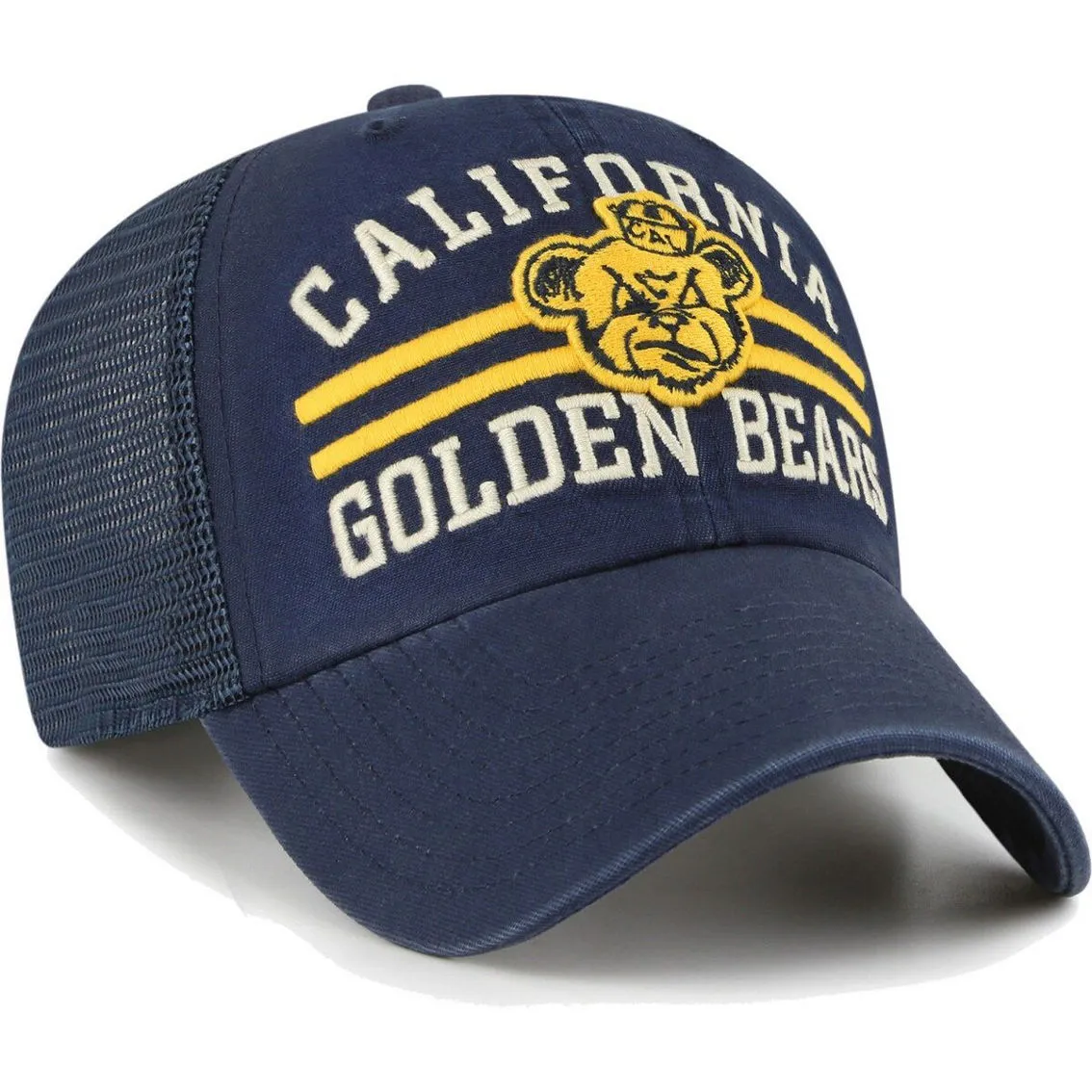 '47 Men's Navy Cal Bears High Point Clean Up Trucker Snapback Hat 3 '47 Men's Navy Cal Bears High Point Clean Up Trucker Snapback Hat - Image 3