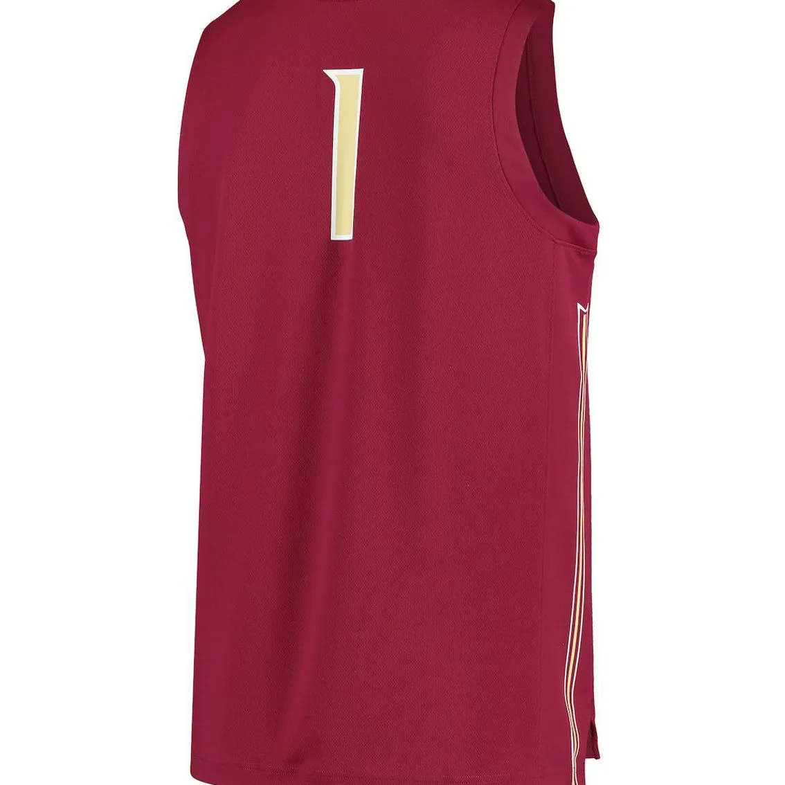 Nike Unisex #1 Garnet Florida State Seminoles Replica Basketball Jersey 4 Nike Unisex #1 Garnet Florida State Seminoles Replica Basketball Jersey - Image 4