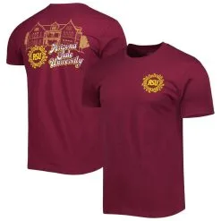 Image One Men's Maroon Arizona State Sun Devils Vault Premium T-Shirt