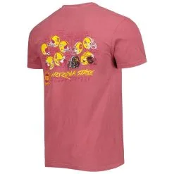 Image One Men's Maroon Arizona State Sun Devils Vault Helmet History Comfort T-Shirt -Arizona State Sun Devils Shop DSCO1153402850 2882 ALT3