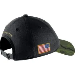 Nike Men's Black/Camo Florida State Seminoles Veterans Day 2Tone Legacy91 Adjustable Hat -Arizona State Sun Devils Shop DSCO1153540712 1007 ALT2