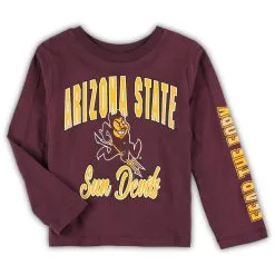 Outerstuff Preschool Maroon/Gold Arizona State Sun Devils Game Day T-Shirt Combo Pack -Arizona State Sun Devils Shop DSCO1153738074 GOLDRE ALT3