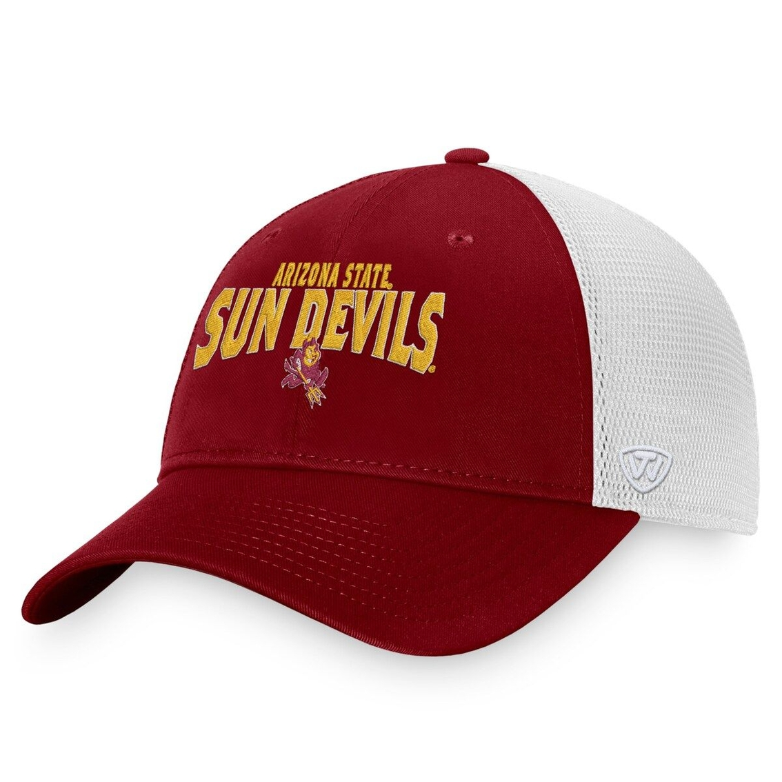 Men's Top Of The World Maroon Arizona State Sun Devils Breakout Trucker Snapback Hat 2 Men's Top Of The World Maroon Arizona State Sun Devils Breakout Trucker Snapback Hat - Image 2