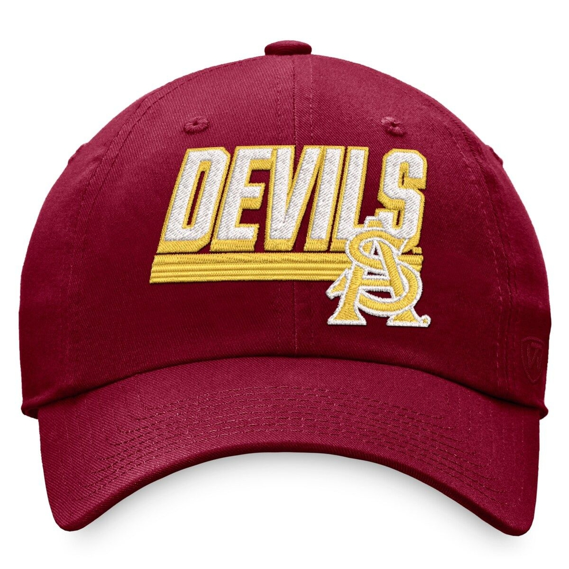 Men's Top Of The World Maroon Arizona State Sun Devils Slice Adjustable Hat 3 Men's Top Of The World Maroon Arizona State Sun Devils Slice Adjustable Hat - Image 3
