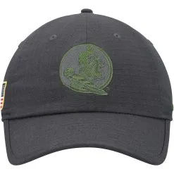Nike Men's Charcoal Florida State Seminoles Veterans Day Tactical Heritage86 Performance Adjustable Hat -Arizona State Sun Devils Shop DSCO1154464045 1904 ALT2