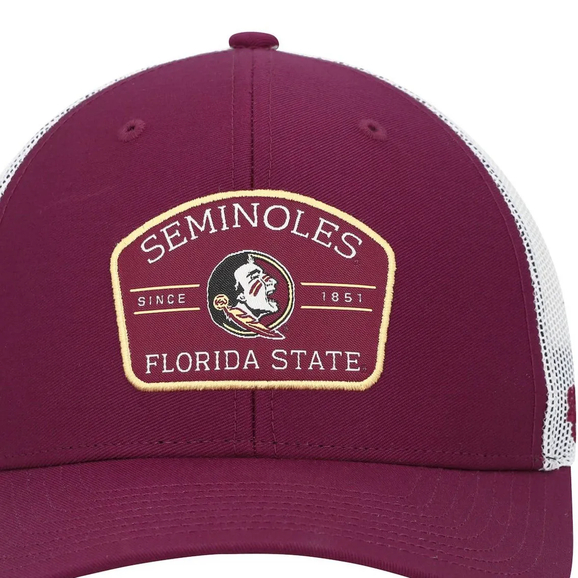 '47 Men's Garnet Florida State Seminoles Prime Trucker Snapback Hat 3 '47 Men's Garnet Florida State Seminoles Prime Trucker Snapback Hat - Image 3