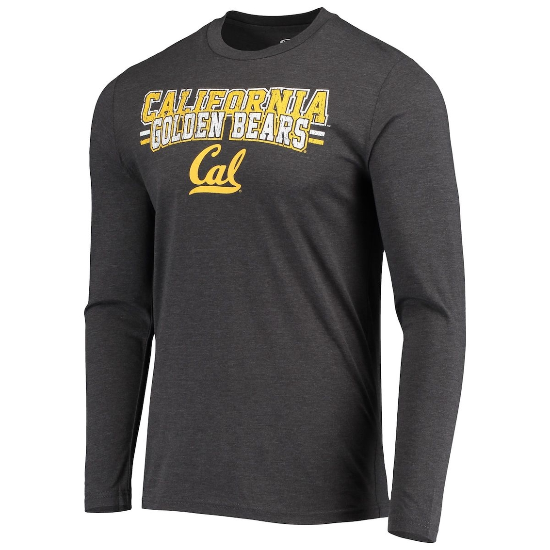 Concepts Sport Men's Navy/Heathered Charcoal Cal Bears Meter Long Sleeve T-Shirt & Pants Sleep Set 3 Concepts Sport Men's Navy/Heathered Charcoal Cal Bears Meter Long Sleeve T-Shirt & Pants Sleep Set - Image 3