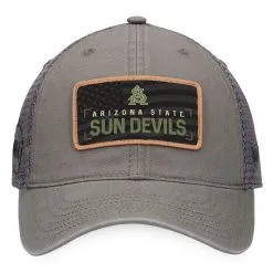 Top Of The World Men's Olive/Gray Arizona State Sun Devils OHT Military Appreciation Joe Trucker Adjustable Hat 6 Top Of The World Men's Olive/Gray Arizona State Sun Devils OHT Military Appreciation Joe Trucker Adjustable Hat -Arizona State Sun Devils Shop DSCO1154722914 2068 ALT2