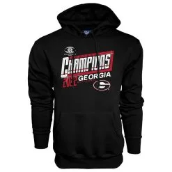 Blue 84 Men's Black Georgia Bulldogs 2022 SEC Football Conference S Pullover Hoodie -Arizona State Sun Devils Shop DSCO1155956339 1ETL ALT2